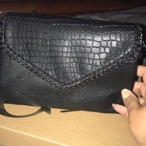 Black crossbody/wristlet